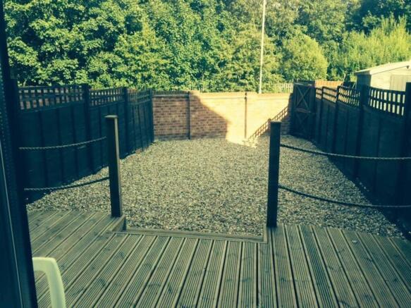 Enclosed rear garden