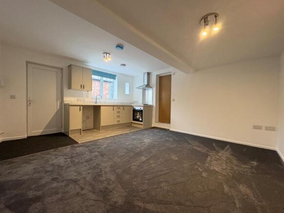 Open plan kitchen / Living area