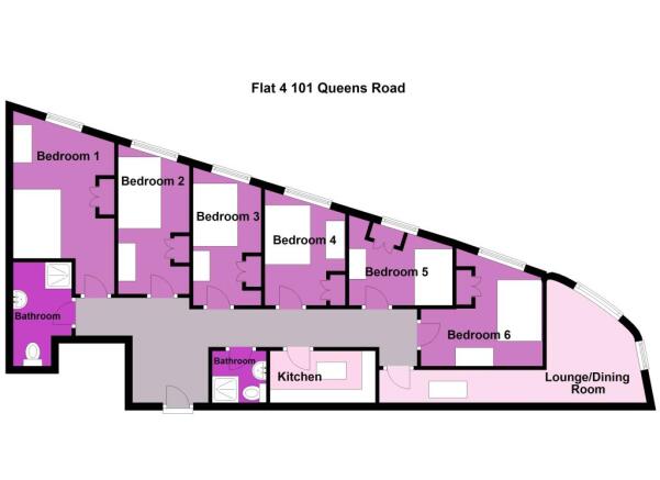 Flat 4 101 Queens Ro