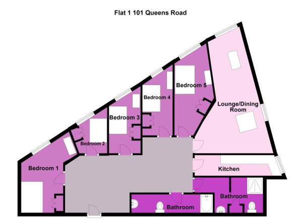 Flat 1 101 Queens Ro