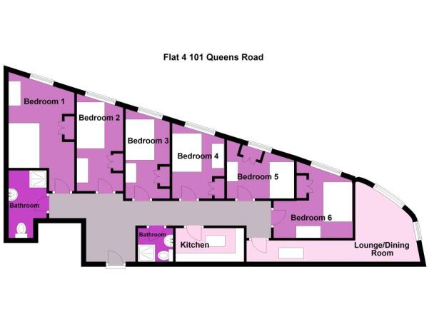 Flat 4 101 Queens Ro