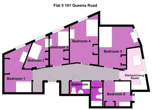 Flat 5 101 Queens Ro