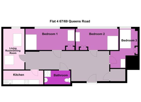 Flat 4 67_69 Queens