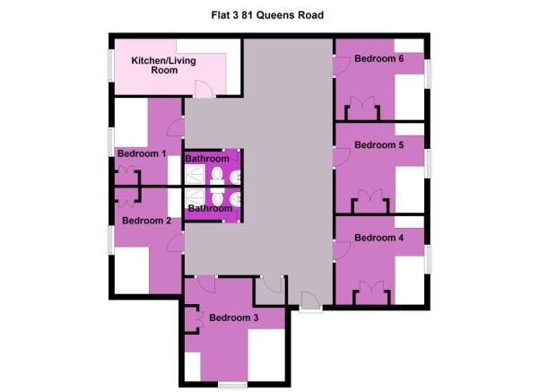 Flat 3 81 Queens Roa