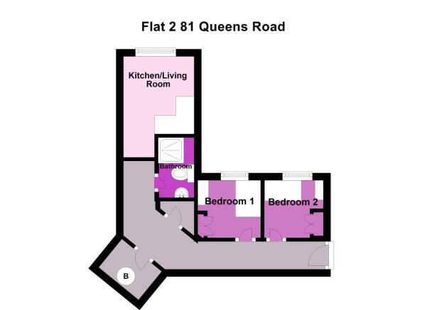 Flat 2 81 Queens Roa