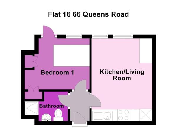 Flat 16 66 Queens Ro