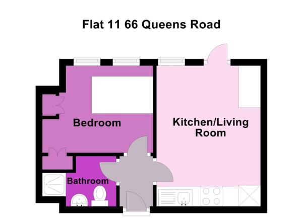 Flat 11 66 Queens Ro