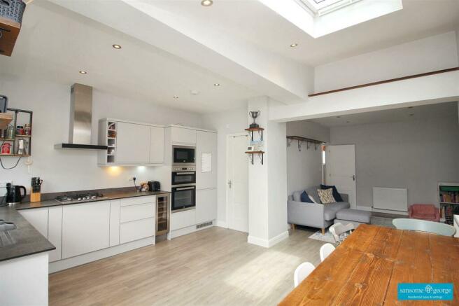 Kitchen/Dining Room to Sitting Area