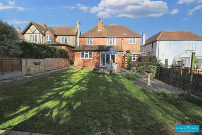 Rear Of Home