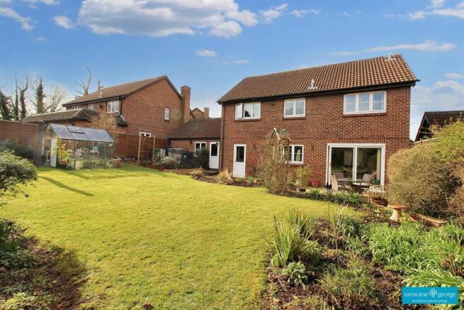 Rear Of Home
