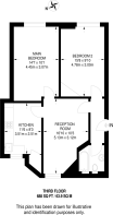 Floorplan area for info only, not for Â£/sq. ft valuation