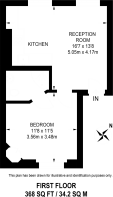 Floorplan area for info only, not for Â£/sq. ft valuation