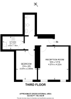 Floorplan area for info only, not for £/sq. ft valuation