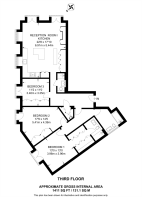 Floorplan area for info only, not for £/sq. ft valuation