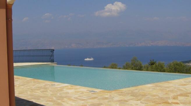 the pool and the view