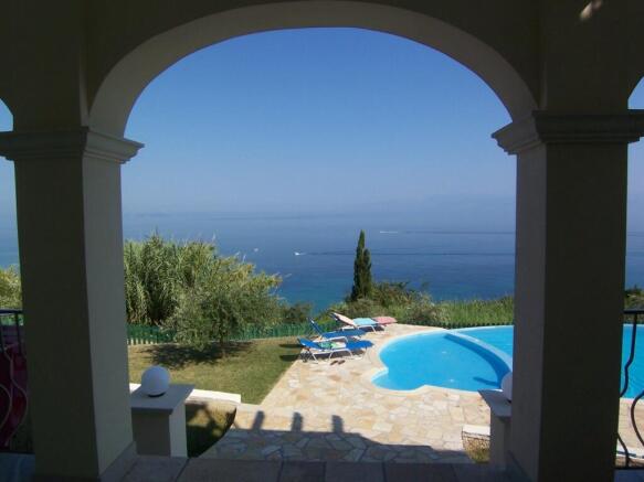 View from the house to the sea