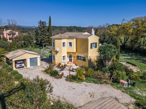 Drone of drive and house