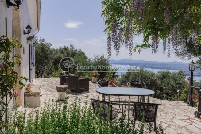 Wisteria to terrace