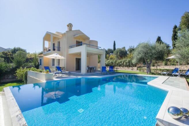 Pool and villa