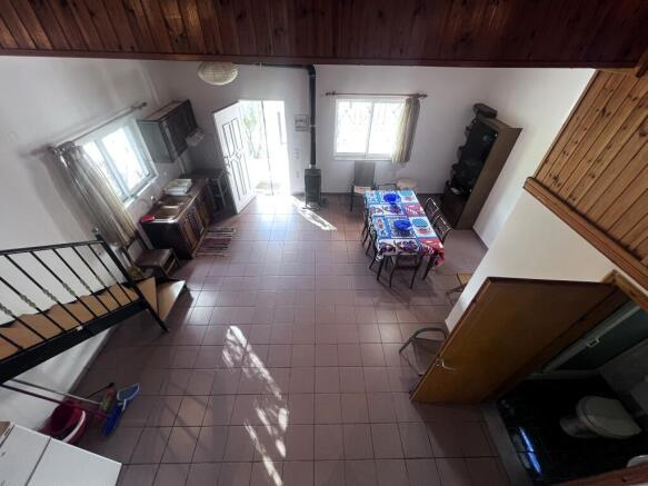 Living room view from the loft