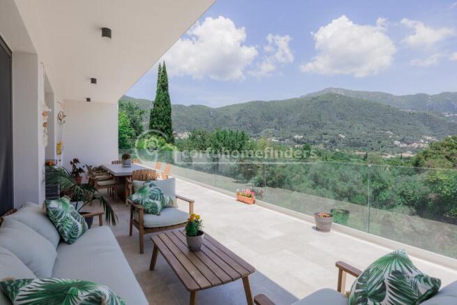 Sitting terrace to view