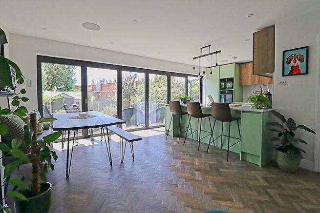 Family Room Dining Kitchen