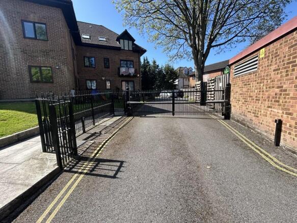 Gated entrance 