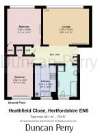 12 Heathfield Close Hertfordshire EN6 - floor plan