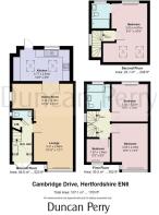 3 Cambridge Drive, Hertfordshire EN6 - floor plan.