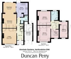 71 Aberbale Gardens Hertfordshire EN6 - floor plan