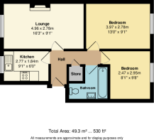 3 Old Market Court Pershore WR10 1DN floorplan