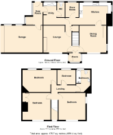 Vicarage Cottage, Pershore - all floors