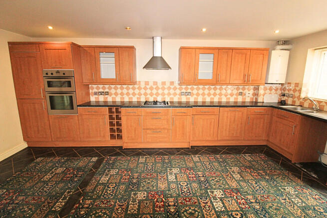 kitchen from the front