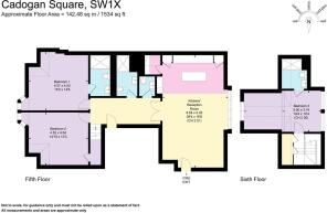 Flat 12, 70-72 Cadogan Square, London, SW1X 0EA - 
