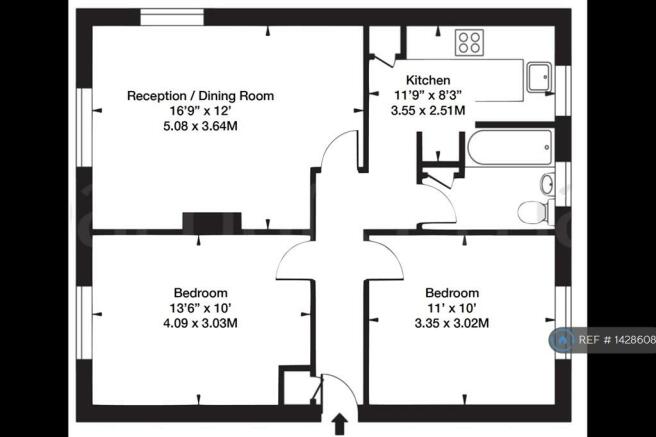 2 Bedroom Flat For Rent In Penrith Road New Malden Kt3