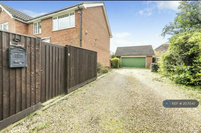 Driveway And Double Garage 