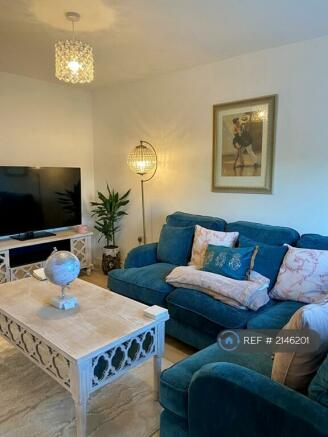 Cozy Corner Sofa With Stunning Lamp