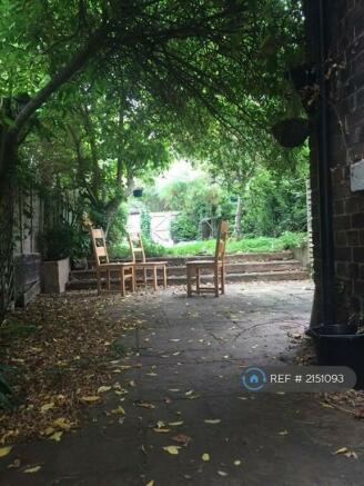 Rear Garden In Friendly Period House.