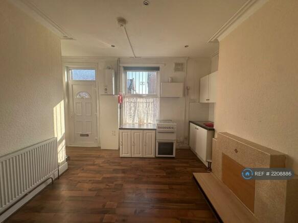 Living Area With Kitchen