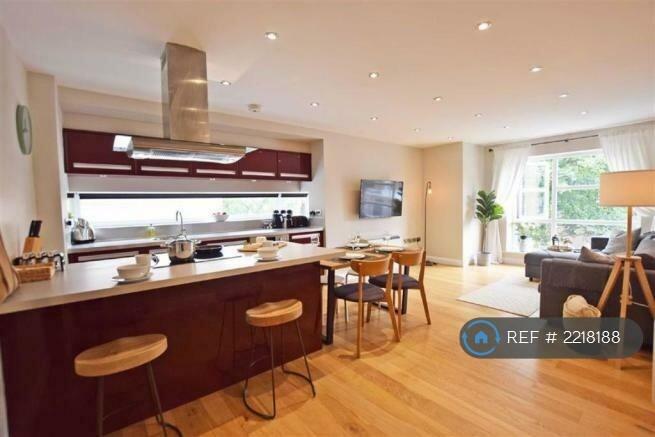 Open Plan Kitchen, Dining Area And Living Room