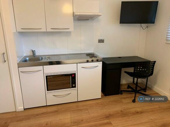 Cooking Area, Fridge, Microwave, Tv, Desk