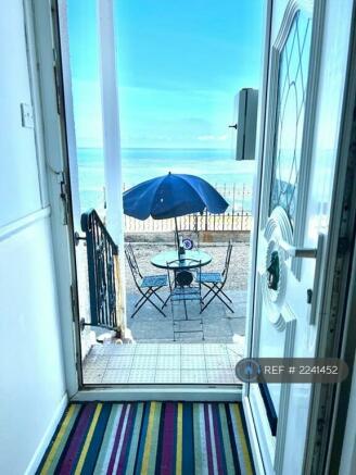 Patio With Beach Front Dining