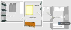 Upstairs Floorplan (Not To Scale)