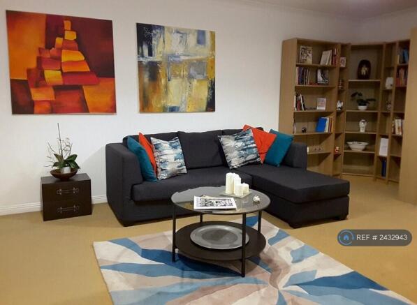 Living Room Book Shelf Area