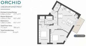The Actual Plan Of The Flat To Rent