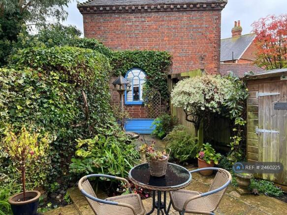 Rear Courtyard Private Garden With Shed
