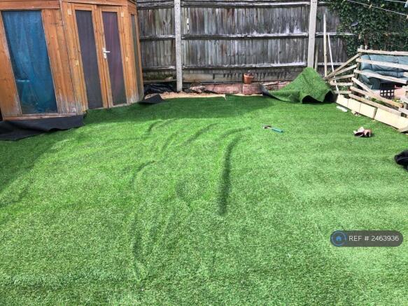 Private Rear Garden With Shed