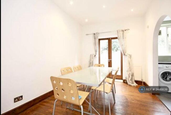 Dining Room, Doors To Garden And Open To Kitchen 