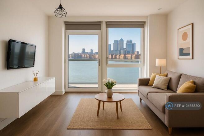 Living Room And River View