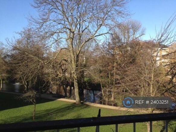 Balcony View Overlooking Pond
